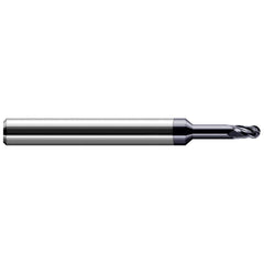 Harvey Tool - Ball End Mills; Mill Diameter (Inch): 1/8 ; Mill Diameter (Decimal Inch): 0.1250 ; Number of Flutes: 4 ; Length of Cut (Inch): 3/16 ; Length of Cut (Decimal Inch): 0.1870 ; Material: Solid Carbide - Exact Tool & Supply