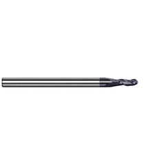 Harvey Tool - Ball End Mills; Mill Diameter (Decimal Inch): 0.1000 ; Number of Flutes: 3 ; Length of Cut (Decimal Inch): 0.1500 ; Material: Solid Carbide ; Overall Length (Inch): 1-1/2 ; Overall Length (Decimal Inch): 1.50000 - Exact Tool & Supply