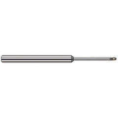 Harvey Tool - Ball End Mills; Mill Diameter (mm): 0.80 ; Mill Diameter (Inch): 1/32 ; Mill Diameter (Decimal Inch): 0.0310 ; Number of Flutes: 3 ; Length of Cut (mm): 1.2000 ; Length of Cut (Inch): 3/64 - Exact Tool & Supply