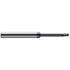 Harvey Tool - Ball End Mills; Mill Diameter (mm): 0.80 ; Mill Diameter (Inch): 1/32 ; Mill Diameter (Decimal Inch): 0.0310 ; Number of Flutes: 4 ; Length of Cut (Decimal Inch): 0.0460 ; Material: Solid Carbide - Exact Tool & Supply