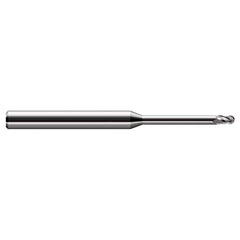 Harvey Tool - Ball End Mills; Mill Diameter (mm): 1.40 ; Mill Diameter (Decimal Inch): 0.0550 ; Number of Flutes: 3 ; Length of Cut (Decimal Inch): 0.0820 ; Material: Solid Carbide ; Overall Length (Inch): 2-1/2 - Exact Tool & Supply