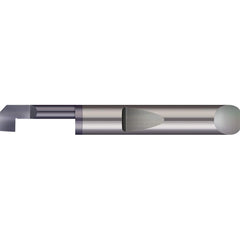 Micro 100 - Boring Bars; Minimum Bore Diameter (Decimal Inch): 0.1560 ; Minimum Bore Diameter (Inch): 5/32 ; Maximum Bore Depth (Decimal Inch): 1.0000 ; Maximum Bore Depth (Inch): 1 ; Material: Solid Carbide ; Boring Bar Type: Back Boring - Exact Tool & Supply