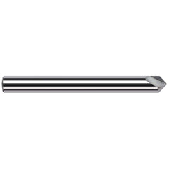 Harvey Tool - 90° 3/16" Diam 2" OAL Tip Radius Engraving Cutters - Exact Tool & Supply
