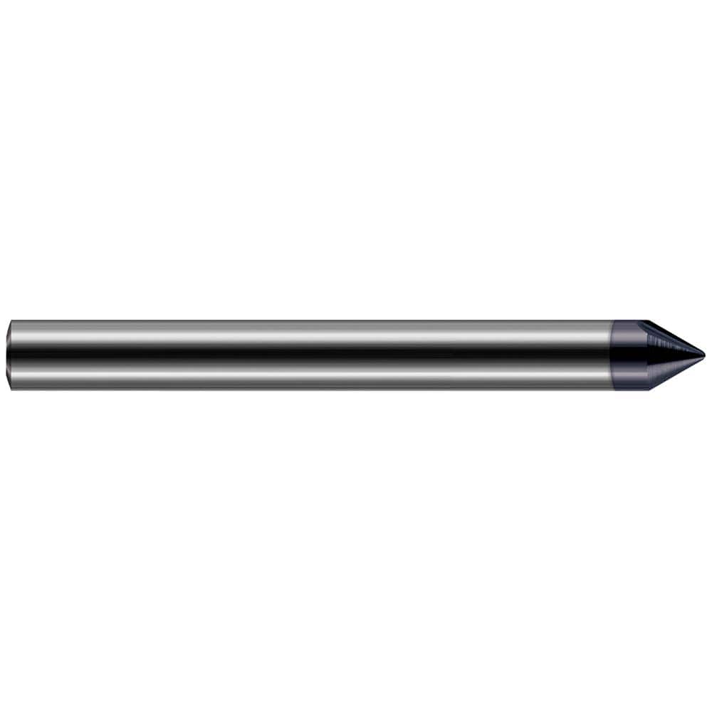 Harvey Tool - 90° 1/8" Diam 1-1/2" OAL Tip Radius Engraving Cutters - Exact Tool & Supply