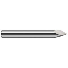 Harvey Tool - 90° 3/16" Diam 2" OAL Pointed Engraving Cutters - Exact Tool & Supply