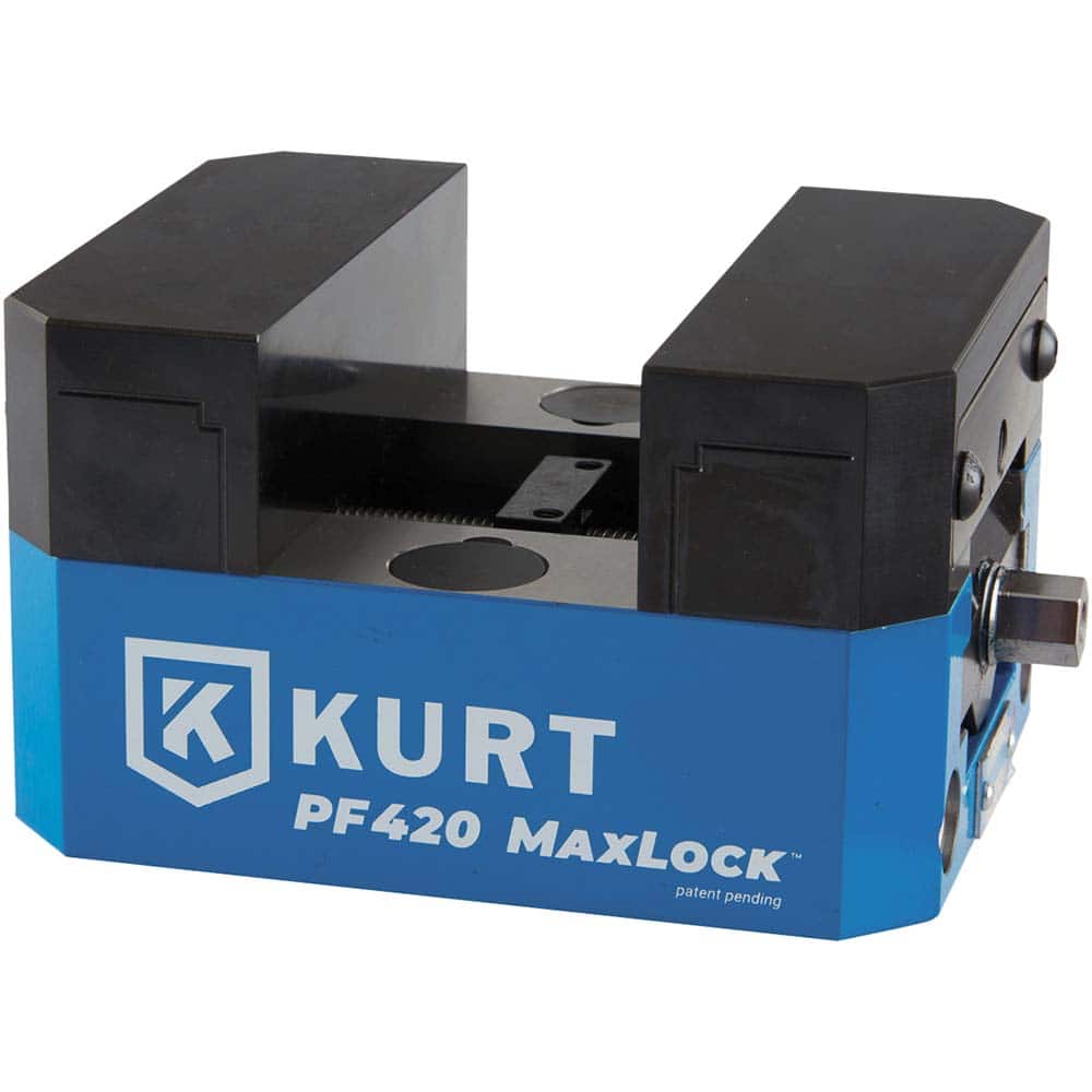 Kurt - Modular Vises & Components; System Compatibility: 5 Axis Workholding Systems ; Product Type: Carvable Vise ; Jaw Width (Inch): 4 ; Jaw Width (Decimal Inch): 4 ; Jaw Height (Inch): 1-1/4 ; Jaw Height (Decimal Inch): 1.2500 - Exact Tool & Supply
