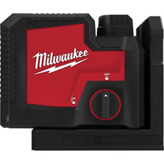 Milwaukee Tool - Laser Levels; Level Type: 3-Point Level ; Maximum Measuring Range (Feet): 150 ; Number of Beams: 3 ; Beam Color: Green ; Accuracy: 0.125" ; Description: The MILWAUKEE? USB Rechargeable Green 3-Point Laser offers 15+ hours of runtime with - Exact Tool & Supply
