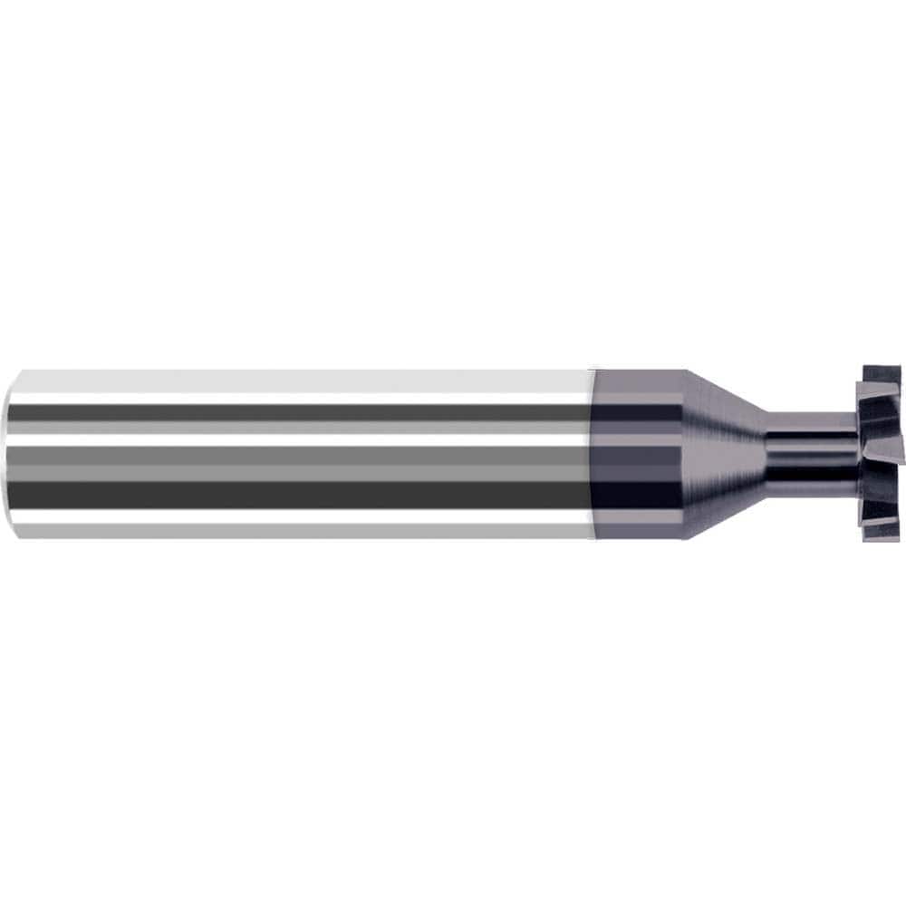 Harvey Tool - 3/8" Cut Diam, 1/16" Cut Width, 3/8" Shank, Staggered-Tooth Woodruff Keyseat Cutter - Exact Tool & Supply
