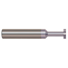 Harvey Tool - 3/16" Cut Diam, 3/64" Cut Width, 3/16" Shank, Straight-Tooth Woodruff Keyseat Cutter - Exact Tool & Supply