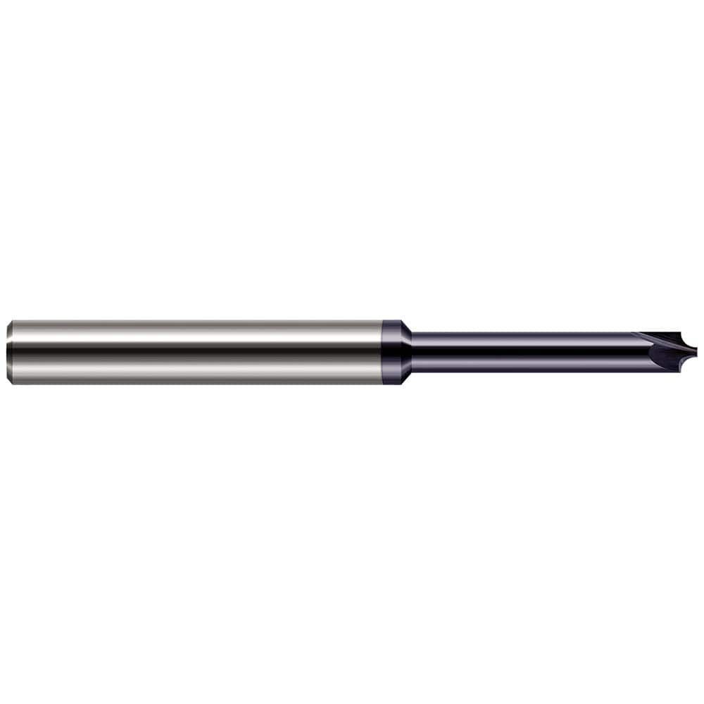 Harvey Tool - Corner Rounding End Mills; Material: Solid Carbide ; Single or Double End: Single ; Radius (mm): 0.50 ; Radius (Decimal Inch): 0.0200 ; Mill Diameter (Inch): 1/16 ; Mill Diameter (Decimal Inch): 0.0620 - Exact Tool & Supply