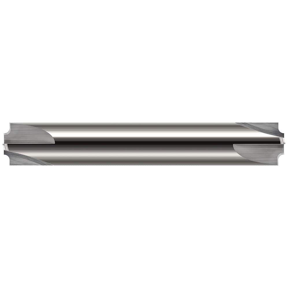 Harvey Tool - Corner Rounding End Mills; Material: Solid Carbide ; Single or Double End: Double ; Radius (Decimal Inch): 0.0050 ; Mill Diameter (Inch): 1/8 ; Mill Diameter (Decimal Inch): 0.1250 ; Number of Flutes: 4 - Exact Tool & Supply