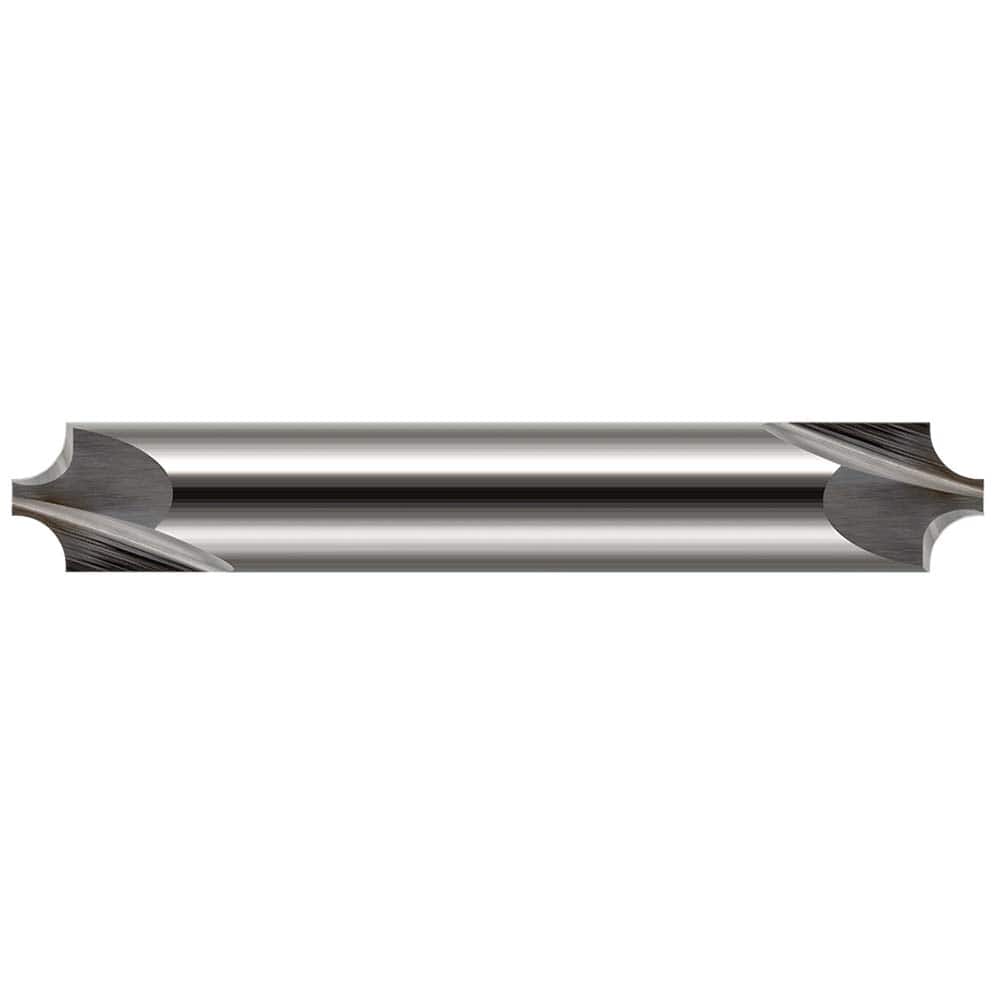 Harvey Tool - 1/64" Radius, 1/8" Diam, 2 Flute Solid Carbide Corner Rounding End Mill - Exact Tool & Supply