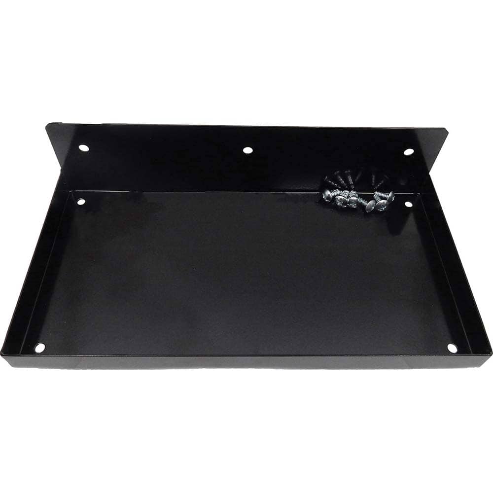 Triton - Peg Board Accessories; Type: Pegboard Shelf ; For Use With: DuraBoard; 1/4" & 1/8" Pegboards ; Color: Black ; Contents: Shelf - Exact Tool & Supply