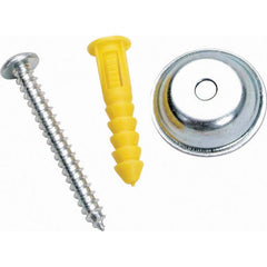 Triton - Pegboard Hook Sets; For Use With: DuraBoard; 1/8" & 1/4" Pegboards ; Set Type: Mounting Hardware ; Contents: (16) Screws;(16) Anchors;(16) Spacers ; Type: Mounting Hardware ; Includes: (16) Screws;(16) Anchors;(16) Spacers ; Number of Pieces: 48 - Exact Tool & Supply
