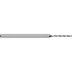 Harvey Tool - #53, 130° Point, Solid Carbide Micro Drill Bit - Exact Tool & Supply