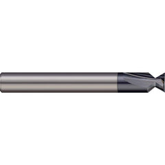 Harvey Tool - 50° 0.495" Cut Diam, 1/4" Cut Width, Solid Carbide Dovetail Cutter - Exact Tool & Supply