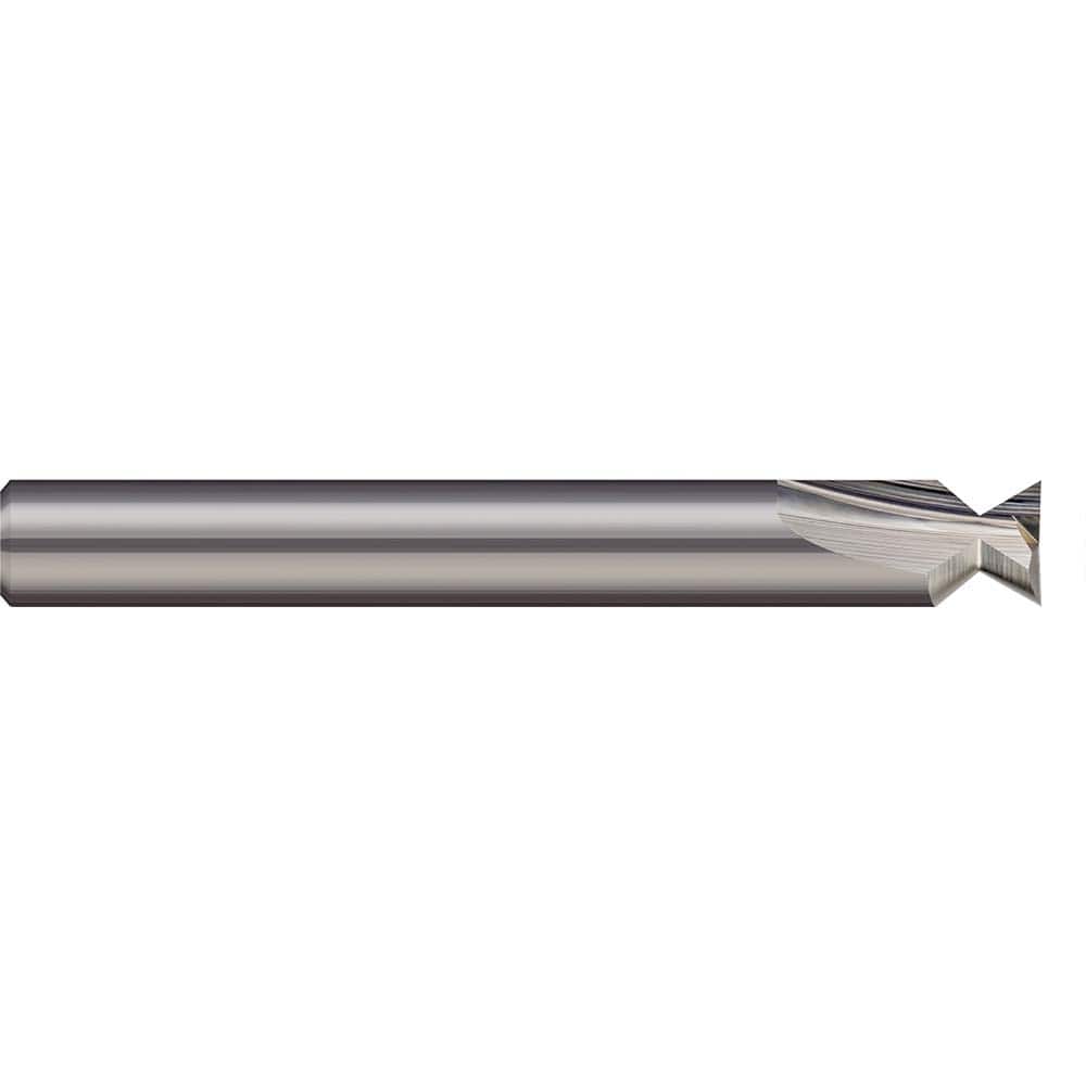 Harvey Tool - 60° 0.3" Cut Diam, 3/32" Cut Width, Solid Carbide Dovetail Cutter - Exact Tool & Supply