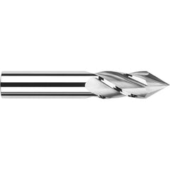 Harvey Tool - 1/8" Diam, 1/2" LOC, 4 Flute 60° Point Angle Solid Carbide Drill Mill - Exact Tool & Supply