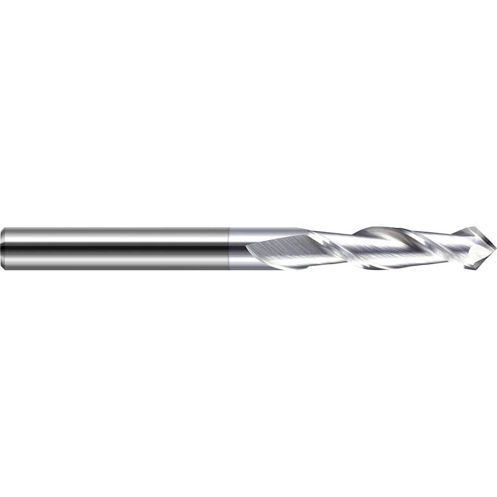 Harvey Tool - Drill Mills; Material: Solid Carbide ; Mill Diameter (Inch): 1/32 ; Mill Diameter (Decimal Inch): 0.0310 ; Shank Diameter (Inch): 1/8 ; Shank Diameter (Decimal Inch): 0.1250 ; Length of Cut (Inch): 3/32 - Exact Tool & Supply