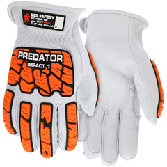 MCR Safety - Size L, ANSI Cut Lvl A9, Puncture Lvl 5, Abrasion Lvl 4, Cut & Puncture Resistant Gloves - Exact Tool & Supply