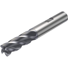 Sandvik Coromant - Corner Radius & Corner Chamfer End Mills; Mill Diameter (mm): 25.00 ; Mill Diameter (Decimal Inch): 0.9840 ; End Type: Corner Chamfer ; Chamfer Width (mm): 0.250 ; Number of Flutes: 4 ; Material: Solid Carbide - Exact Tool & Supply