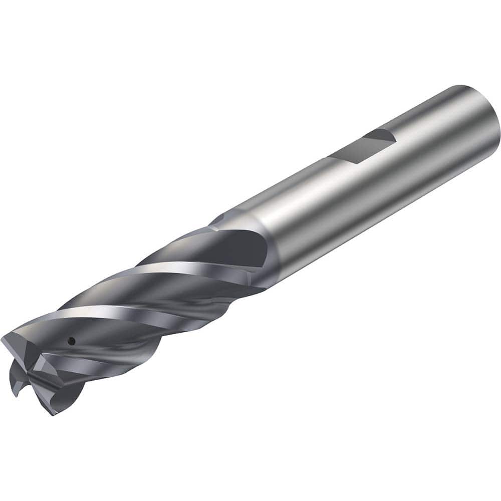 Sandvik Coromant - Corner Radius & Corner Chamfer End Mills; Mill Diameter (mm): 16.00 ; Mill Diameter (Decimal Inch): 0.6300 ; End Type: Corner Chamfer ; Chamfer Width (mm): 0.250 ; Number of Flutes: 4 ; Material: Solid Carbide - Exact Tool & Supply