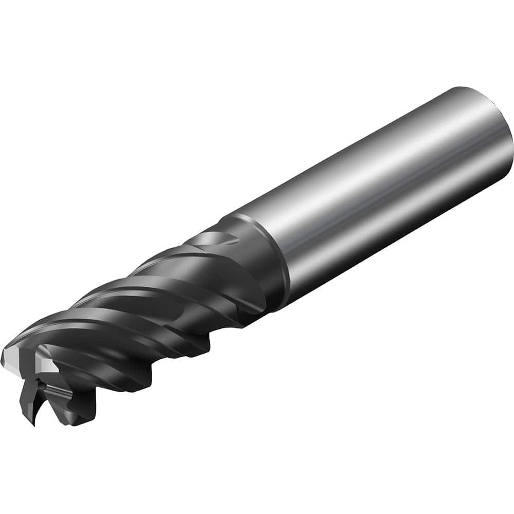 Sandvik Coromant - Corner Radius & Corner Chamfer End Mills; Mill Diameter (Inch): 0.75 ; Mill Diameter (Decimal Inch): 0.7500 ; End Type: Corner Radius ; Corner Radius (mm): 1.53 ; Corner Radius (Decimal Inch): 0.06 ; Number of Flutes: 4 - Exact Tool & Supply