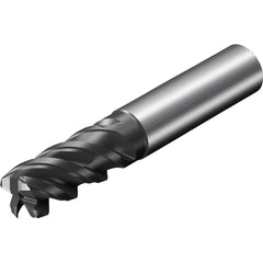 Sandvik Coromant - Corner Radius & Corner Chamfer End Mills; Mill Diameter (Inch): 0.625 ; Mill Diameter (Decimal Inch): 0.6250 ; End Type: Corner Radius ; Corner Radius (mm): 2.29 ; Corner Radius (Decimal Inch): 0.09 ; Number of Flutes: 4 - Exact Tool & Supply