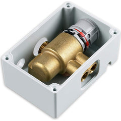 American Standard - Water Mixing Valves & Units; Pipe Size: 3/8" (Inch); Material: Brass ; Flow Rate: .5-5 GPM ; End Connections: Compression ; Maximum Working Pressure (psi): 70.000 - Exact Tool & Supply