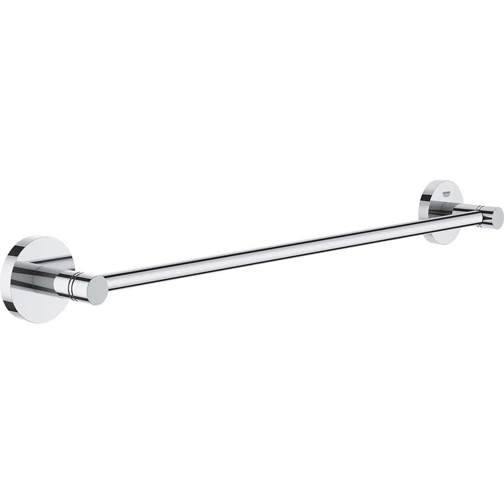 Grohe - Washroom Shelves, Soap Dishes & Towel Holders; Type: Towel Bar ; Material: Metal ; Length (Inch): 19-5/8 ; Width (Inch): 2-1/8 ; Depth (Inch): 2.36 ; Finish/Coating: Chrome - Exact Tool & Supply