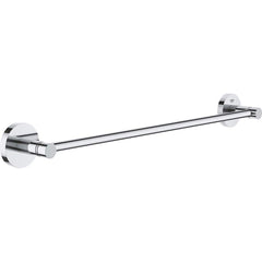 Grohe - Washroom Shelves, Soap Dishes & Towel Holders; Type: Towel Bar ; Material: Metal ; Length (Inch): 19-5/8 ; Width (Inch): 2-1/8 ; Depth (Inch): 2.36 ; Finish/Coating: Chrome - Exact Tool & Supply