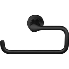 American Standard - Washroom Shelves, Soap Dishes & Towel Holders; Type: Towel Ring ; Material: Metal ; Length (Inch): 7-3/4 ; Width (Inch): 2 ; Depth (Inch): 2.1875 ; Finish/Coating: Matte Black - Exact Tool & Supply