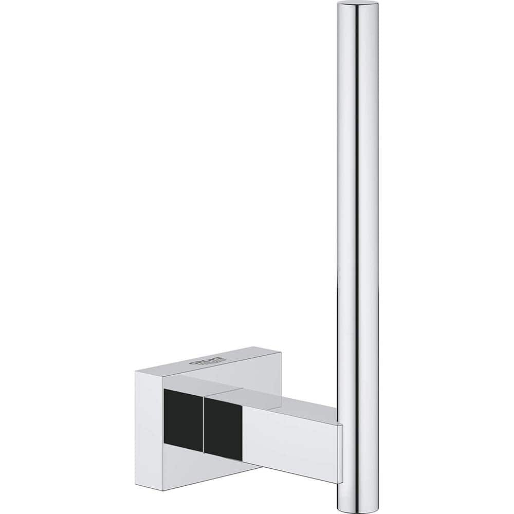 Grohe - Washroom Shelves, Soap Dishes & Towel Holders; Type: Spare Toilet Paper Holder ; Material: Metal ; Length (Inch): 4-3/4 ; Width (Inch): 1.75 ; Depth (Inch): 2.3622 ; Finish/Coating: Chrome - Exact Tool & Supply
