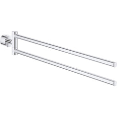 Grohe - Washroom Shelves, Soap Dishes & Towel Holders; Type: Towel Bar ; Material: Metal ; Length (Inch): 21-3/4 ; Width (Inch): 2.75 ; Depth (Inch): 1.377 ; Finish/Coating: Chrome - Exact Tool & Supply