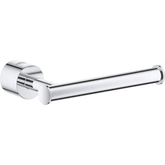 Grohe - Washroom Shelves, Soap Dishes & Towel Holders; Type: Toilet Paper Holder with Cover ; Material: Metal ; Length (Inch): 5.9055 ; Width (Inch): 1.5 ; Depth (Inch): 3.54 ; Finish/Coating: Chrome - Exact Tool & Supply