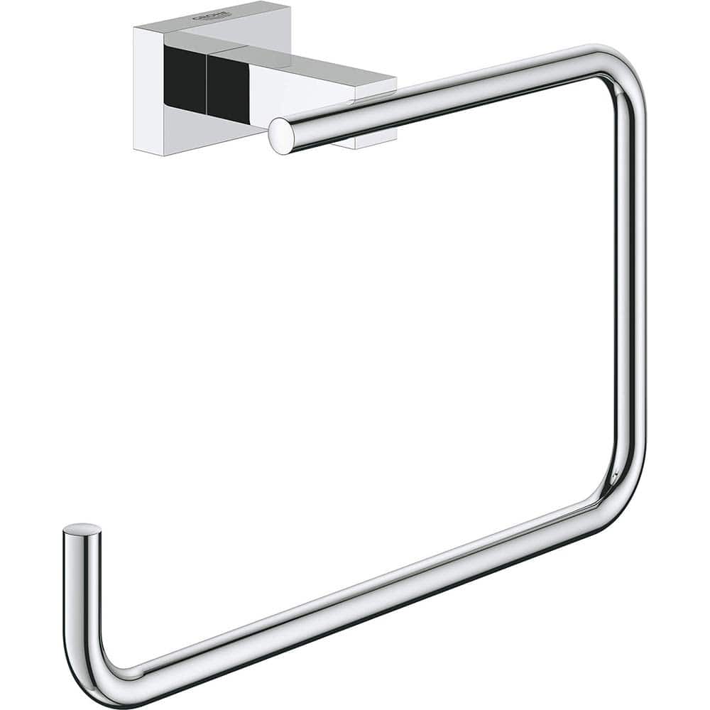 Grohe - Washroom Shelves, Soap Dishes & Towel Holders; Type: Towel Ring ; Material: Metal ; Length (Inch): 7-1/4 ; Width (Inch): 4-5/8 ; Depth (Inch): 2.32 ; Finish/Coating: Chrome - Exact Tool & Supply