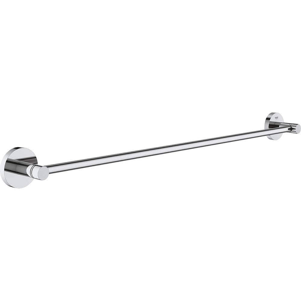 Grohe - Washroom Shelves, Soap Dishes & Towel Holders; Type: Towel Bar ; Material: Metal ; Length (Inch): 23.6000 ; Width (Inch): 2-1/8 ; Depth (Inch): 2.3622 ; Finish/Coating: Chrome - Exact Tool & Supply