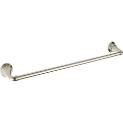 American Standard - Washroom Shelves, Soap Dishes & Towel Holders; Type: Towel Bar ; Material: Metal ; Length (Inch): 18 ; Width (Inch): 2-3/16 ; Depth (Inch): 3.875 ; Finish/Coating: Brushed; Nickel - Exact Tool & Supply