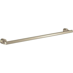 Grohe - Washroom Shelves, Soap Dishes & Towel Holders; Type: Towel Ring ; Material: Metal ; Length (Inch): 24 ; Width (Inch): 1-3/8 ; Depth (Inch): 3.14961 ; Finish/Coating: Brushed; Nickel - Exact Tool & Supply
