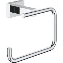 Grohe - Washroom Shelves, Soap Dishes & Towel Holders; Type: Toliet Paper Holder ; Material: Metal ; Length (Inch): 5-2/5 ; Width (Inch): 1.75 ; Depth (Inch): 2.36 ; Finish/Coating: Chrome - Exact Tool & Supply
