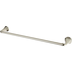 American Standard - Washroom Shelves, Soap Dishes & Towel Holders; Type: Towel Bar ; Material: Metal ; Length (Inch): 24 ; Width (Inch): 2-1/4 ; Depth (Inch): 3.875 ; Finish/Coating: Brushed; Nickel - Exact Tool & Supply