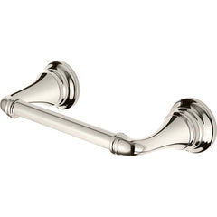 American Standard - Washroom Shelves, Soap Dishes & Towel Holders; Type: Toilet Paper Holder ; Material: Metal ; Length (Inch): 9-5/16 ; Width (Inch): 2-3/16 ; Depth (Inch): 3.875 ; Finish/Coating: Polished Nickel - Exact Tool & Supply