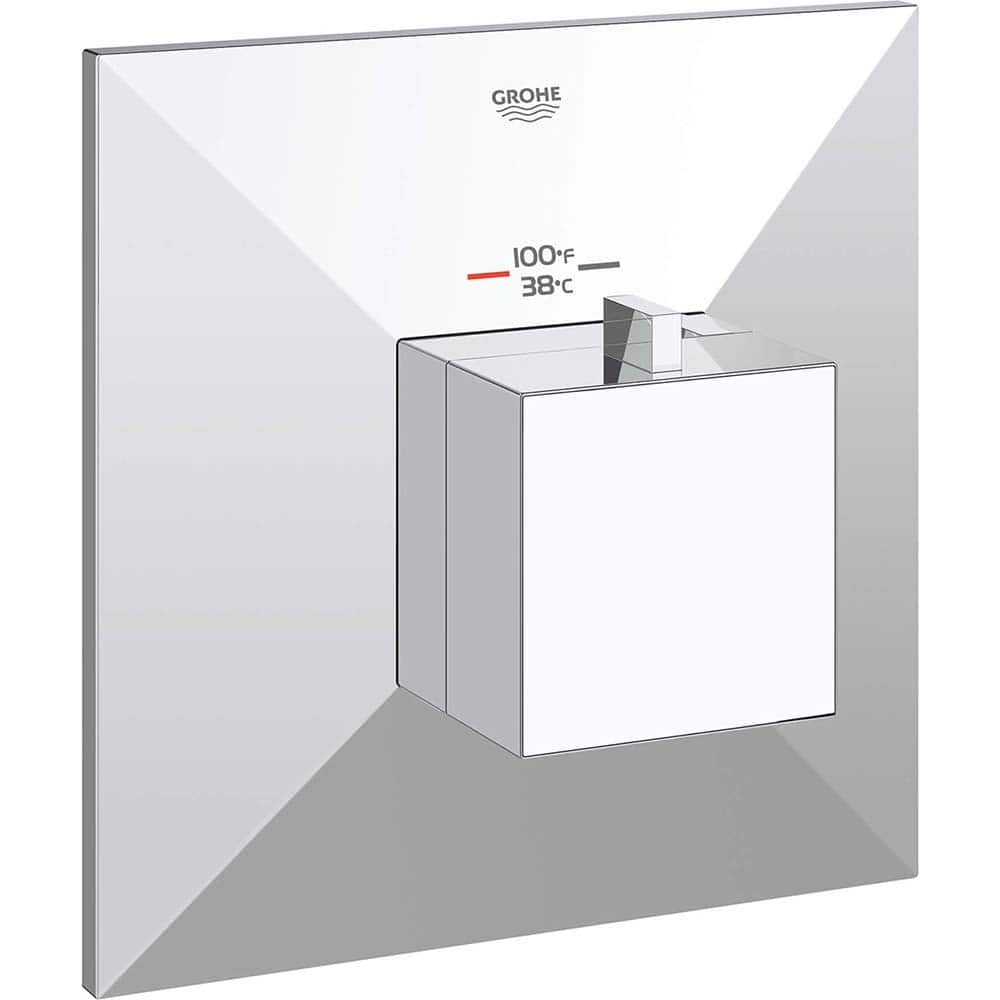 Grohe - Tub & Shower Faucets; Type: Valve Only Trim kit ; Style: Allure Brilliant ; Design: Check Valve ; Material: Metal ; Handle Type: Lever ; Handle Material: Metal - Exact Tool & Supply