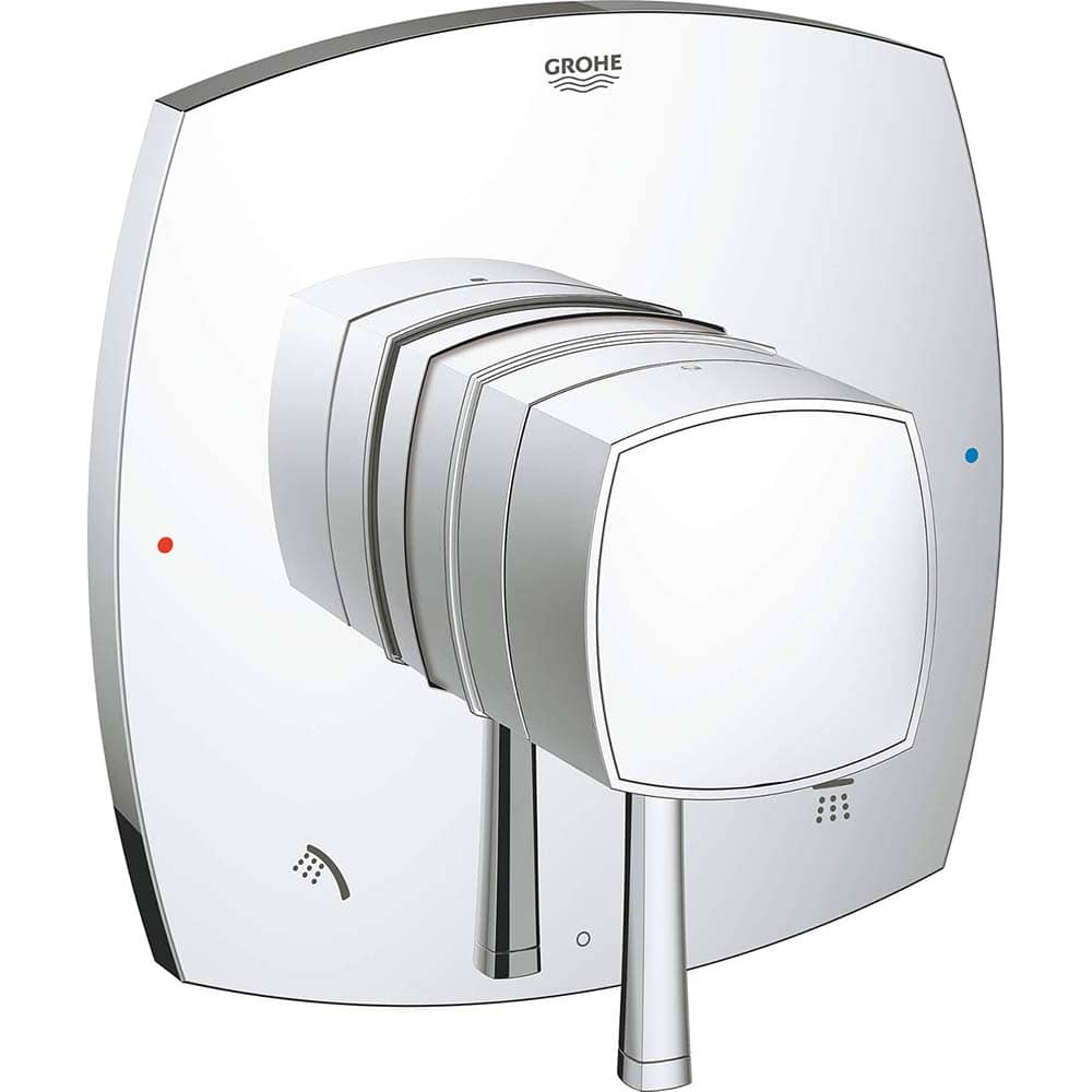 Grohe - Tub & Shower Faucets; Type: Valve Only Trim kit ; Style: Grandera ; Design: Temp/Press Valve ; Material: Metal ; Handle Type: Lever ; Handle Material: Metal - Exact Tool & Supply