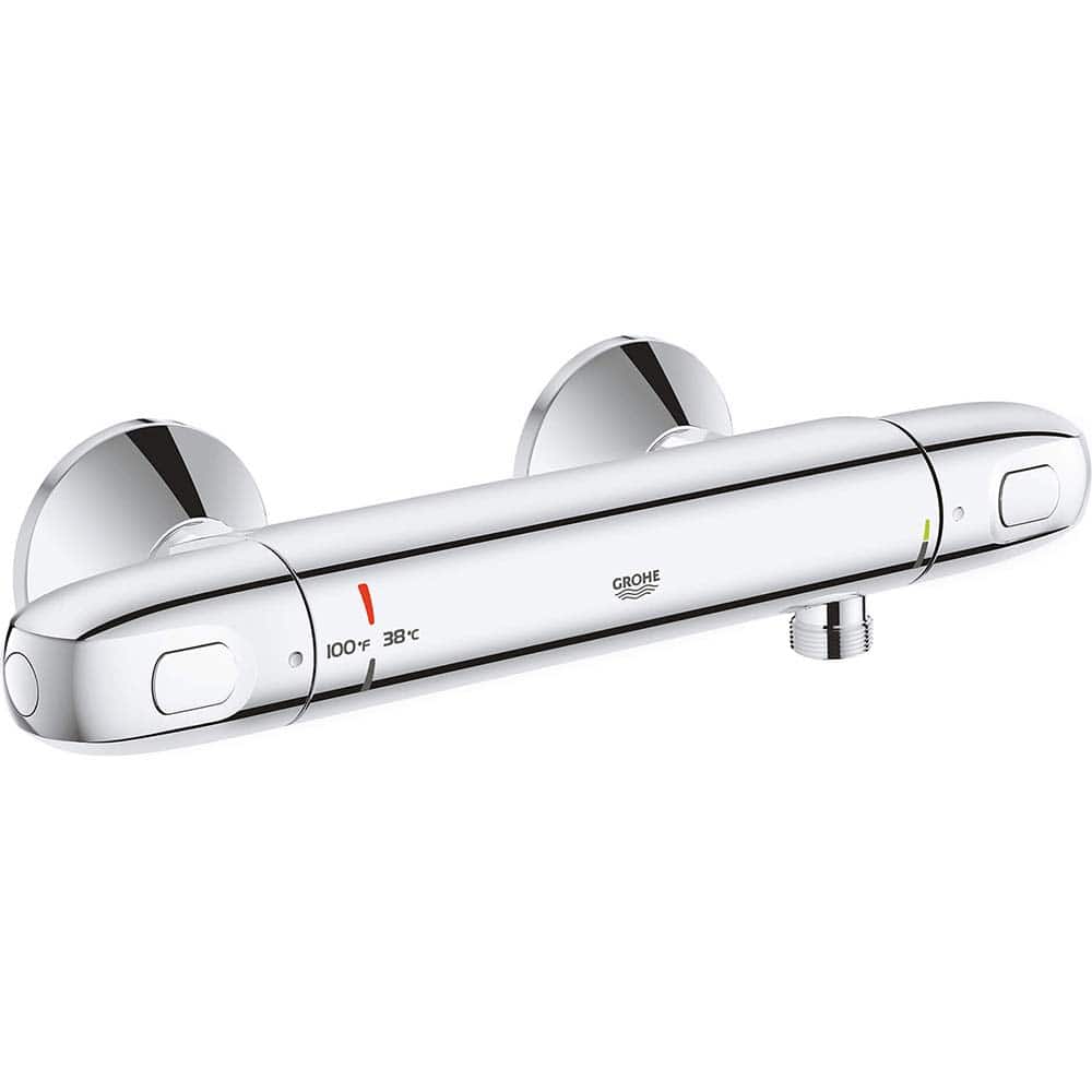 Grohe - Tub & Shower Faucets; Type: Shower Valve ; Style: Grohtherm 1000 ; Design: Check Valve ; Material: Metal ; Handle Type: Knob ; Handle Material: Metal - Exact Tool & Supply