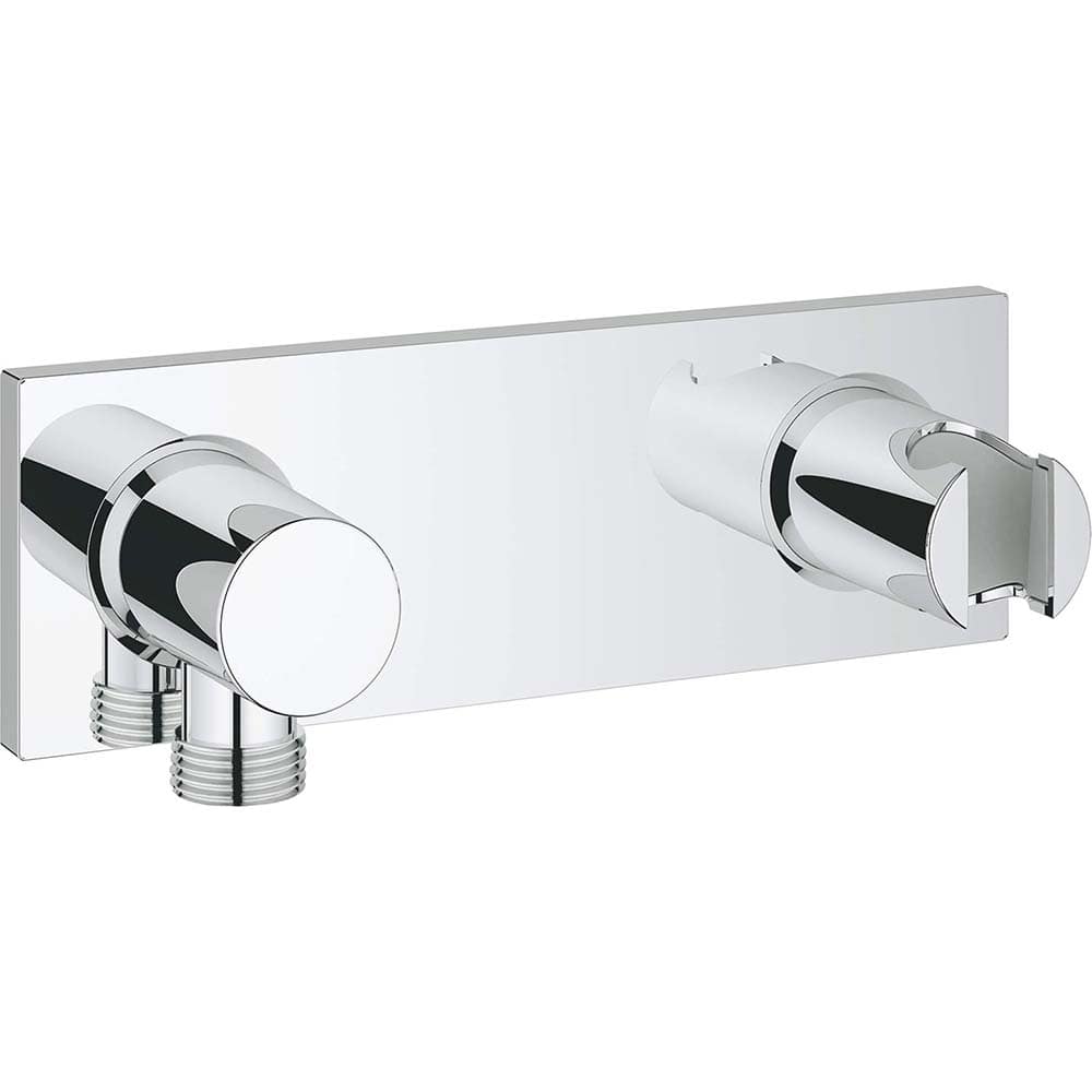 Grohe - Tub & Shower Faucets; Type: Wall Union ; Style: Grohtherm F ; Design: True Union Ball Check ; Material: Metal ; Handle Type: No Handle ; Handle Material: None - Exact Tool & Supply