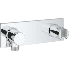 Grohe - Tub & Shower Faucets; Type: Wall Union ; Style: Grohtherm F ; Design: True Union Ball Check ; Material: Metal ; Handle Type: No Handle ; Handle Material: None - Exact Tool & Supply