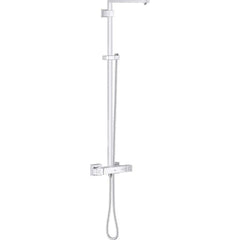 Grohe - Tub & Shower Faucets; Type: Shower System ; Style: Euphoria ; Design: Assembled Package ; Material: Metal ; Handle Type: Knob ; Handle Material: Metal - Exact Tool & Supply