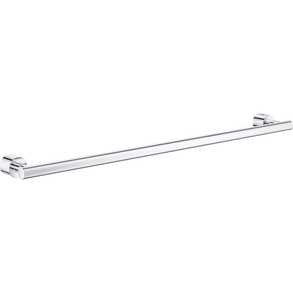 Grohe - Washroom Shelves, Soap Dishes & Towel Holders; Type: Towel Bar ; Material: Metal ; Length (Inch): 24 ; Width (Inch): 3-1/8 ; Depth (Inch): 3.14961 ; Finish/Coating: Chrome - Exact Tool & Supply