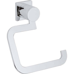 Grohe - Washroom Shelves, Soap Dishes & Towel Holders; Type: Toilet Paper Holder ; Material: Metal ; Length (Inch): 6-1/8 ; Width (Inch): 6-1/8 ; Depth (Inch): 3.58 ; Finish/Coating: Chrome - Exact Tool & Supply